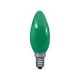 Лампа накаливания Paulmann Е14 25W свеча зеленая 40223