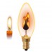 Лампа декоративная (UL-00002981) E14 3W свеча золотистая IL-N-C35-3/RED-FLAME/E14/CL (Китай)