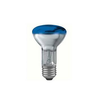 Лампа накаливания рефлекторная R63 Е27 40W синяя 23044 (Германия)