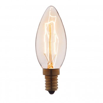 Лампа накаливания E14 25W свеча прозрачная 3525 (Испания)