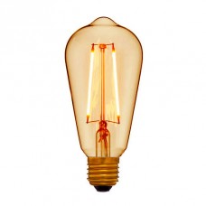 Лампа светодиодная Sun Lumen E27 4W колба золотая 056-816
