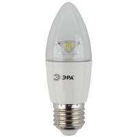Лампа светодиодная ЭРА E27 7W 4000K прозрачная LED B35-7W-840-E27-Clear