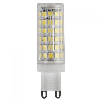Лампа светодиодная ЭРА G9 9W 2700K прозрачная LED JCD-9W-CER-827-G9 (Россия)