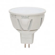 Лампа светодиодная Uniel (07913) GU5.3 7W 4500K JCDR матовая LED-JCDR-7W/NW/GU5.3/FR ALP01WH
