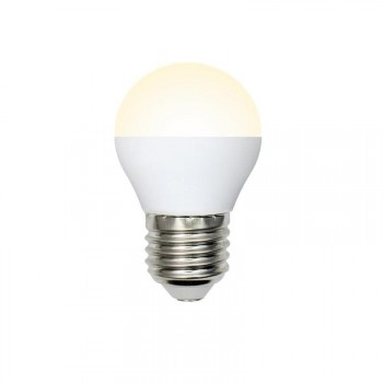 Лампа светодиодная (UL-00003829) E27 9W 3000K матовая LED-G45-9W/WW/E27/FR/NR (Китай)