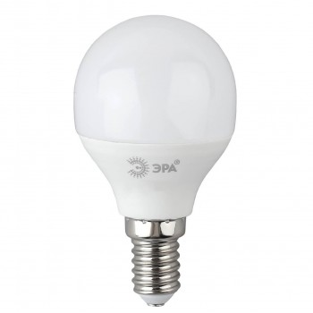 Лампа светодиодная ЭРА E14 10W 6500K матовая P45-10W-865-E14 R Б0045354 (РОССИЯ)