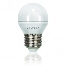 Лампа светодиодная Voltega E27 5.5W 2800К шар матовый VG2-G2E27warm5W 8342