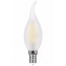 Лампа светодиодная филаментная E14 5W 2700К свеча на ветру матовая 104201105 (Россия)
