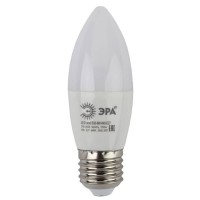 Лампа светодиодная ЭРА E27 9W 4000K матовая LED B35-9W-840-E27