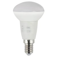 Лампа светодиодная ЭРА E14 6W 4000K матовая ECO LED R50-6W-840-E14