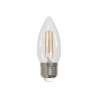 Лампа светодиодная Uniel (UL-00005167) E27 11W 4000K прозрачная LED-C35-11W/4000K/E27/CL PLS02WH