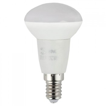 Лампа светодиодная ЭРА E14 6W 2700K матовая ECO LED R50-6W-827-E14 (Россия)