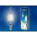 Лампа светодиодная (UL-00002199) E14 6W 3000K свеча прозрачная LED-CW35-6W/WW/E14/CL GLA01TR (Китай)