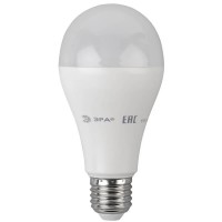 Лампа светодиодная ЭРА E27 18W 2700K матовая ECO LED A65-18W-827-E27