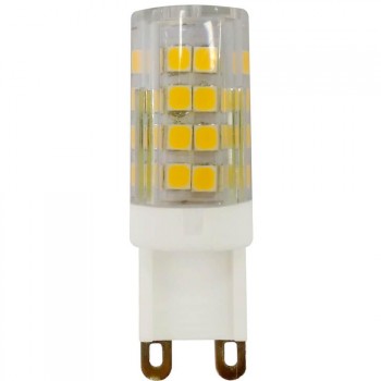 Лампа светодиодная ЭРА G9 5W 2700K прозрачная LED JCD-5W-CER-827-G9 (Россия)