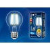 Лампа светодиодная филаментная E27 10W 4000K груша прозрачная LED-A60-10W/NW/E27/CL PLS02WH (Китай)