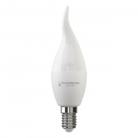 Лампа светодиодная Thomson E14 10W 4000K свеча на ветру матовая TH-B2030