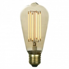 Лампа светодиодная Lussole LOFT E27 6W 2200K прозрачная GF-E-754