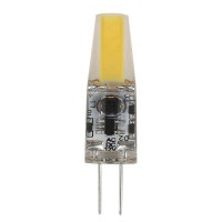 Лампа светодиодная ЭРА G4 1,5W 2700K прозрачная LED JC-1,5W-12V-COB-827-G4