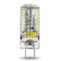 Лампа светодиодная Gauss GY6.35 3W 4100K колба прозрачная 107719203