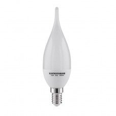 Лампа светодиодная Elektrostandard SMD E14 6W 4200K свеча на ветру матовая 4690389054983