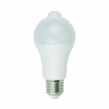 Лампа светодиодная (UL-00005713) Uniel E27 12W 4000K матовая LED-A60-12W/4000K/E27/PS+MS PLS10WH (Китай)