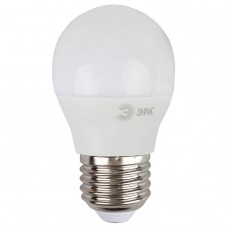 Лампа светодиодная ЭРА E27 9W 2700K матовая LED P45-9W-827-E27