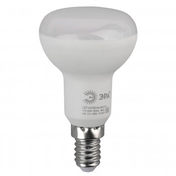 Лампа светодиодная ЭРА E14 6W 6500K матовая R50-6W-865-E14 R Б0045335 (РОССИЯ)