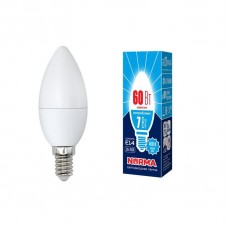 Лампа светодиодная Volpe (UL-00003795) E14 7W 4000K матовая LED-C37-7W/NW/E14/FR/NR