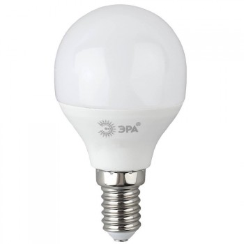 Лампа светодиодная ЭРА E14 8W 6500K матовая P45-8W-865-E14 R Б0045358 (РОССИЯ)
