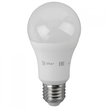 Лампа светодиодная ЭРА E27 17W 4000K матовая LED A60-17W-840-E27 (Россия)