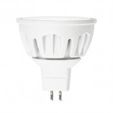 Лампа светодиодная Uniel (08147) GU5.3 7W 3000K JCDR матовая LED-JCDR-7W/WW/GU5.3/FR ALM01WH