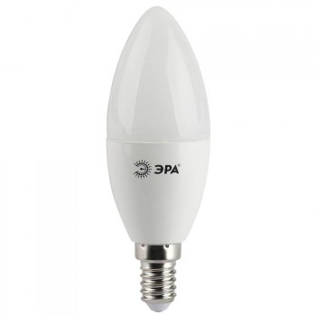 Лампа светодиодная ЭРА E14 5W 2700K матовая LED B35-5W-827-E14 (Россия)