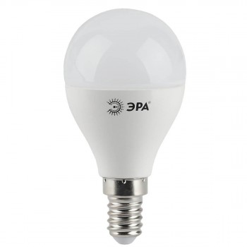 Лампа светодиодная ЭРА E14 5W 2700K матовая LED P45-5W-827-E14 (Россия)