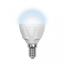 Лампа светодиодная Volpe (09455) E14 6W 4500K шар матовый LED-G45-6W/NW/E14/FR/S
