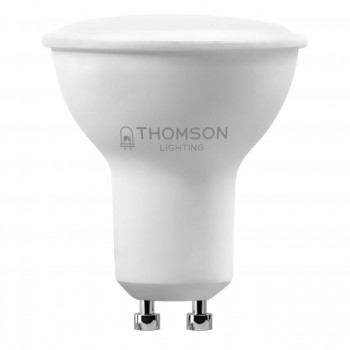 Лампа светодиодная Thomson GU10 6W 3000K полусфера матовая TH-B2051 (ФРАНЦИЯ)