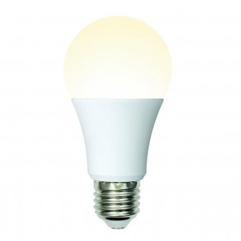 Лампа светодиодная (UL-00002371) E27 10W 3000K груша матовая LED-A60-10W/WW/E27/FR/MB PLM11WH (Китай)