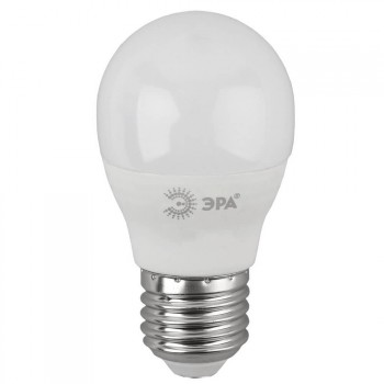 Лампа светодиодная ЭРА E27 11W 2700K матовая LED P45-11W-827-E27 (Россия)
