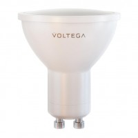 Лампа светодиодная Voltega GU10 7W 4000К полусфера матовая VG2-S2GU10cold7W 7057