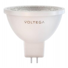 Лампа светодиодная Voltega GU5.3 7W 4000К полусфера прозрачная 7063