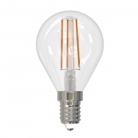 Лампа светодиодная Uniel (UL-00005172) E14 9W 3000K прозрачная LED-G45-9W/3000K/E14/CL PLS02WH