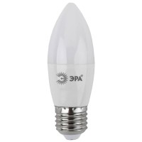 Лампа светодиодная ЭРА E27 9W 6000K матовая LED B35-9W-860-E27