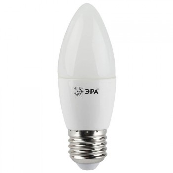 Лампа светодиодная ЭРА E27 7W 4000K матовая LED B35-7W-840-E27 (Россия)
