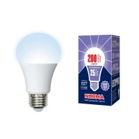 Лампа светодиодная Volpe (UL-00004471) E27 25W 6500K матовая LED-A70-25W/6500K/E27/FR/NR