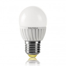 Лампа светодиодная Voltega E27 6.5W 4000К шар матовый VG1-G2E27cold6W 4696