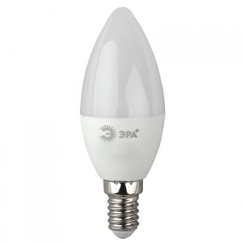 Лампа светодиодная ЭРА E14 10W 2700K матовая ECO LED B35-10W-827-E14 (Россия)