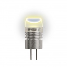 Лампа светодиодная Uniel (05854) G4 0,8W 2700K капсульная прозрачная LED-JC-12/0,8W/WW/G4 35lm