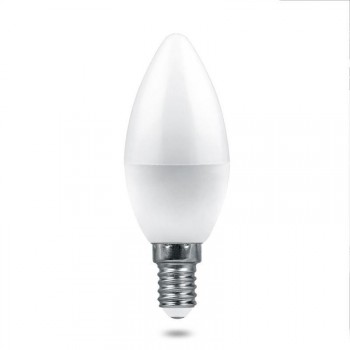 Лампа светодиодная Feron E14 7,5W 6400K Матовая LB-1307 38055 (РОССИЯ)