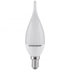 Лампа светодиодная Elektrostandard СD LED E14 6W 3300K свеча на ветру матовая 4690389081781