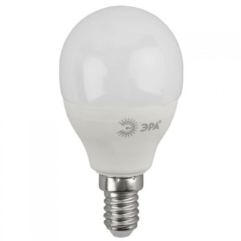 Лампа светодиодная ЭРА E14 10W 2700K матовая ECO LED P45-10W-827-E14 (Россия)